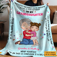 Personalized Gift For Granddaughter You Are My Sunshine Blanket 31221 thumb 1