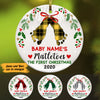Personalized Baby Mistletoes First Christmas  Ornament SB291 95O47 1