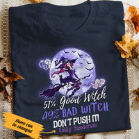 Personalized Halloween Good Witch Bad Witch T Shirt JL163 30O47 thumb 1