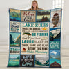 Lake Rules Fleece Blanket JN297 67O47 1