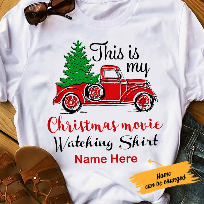 Personalized Christmas Movie Red Truck T Shirt NB62 81O57 1