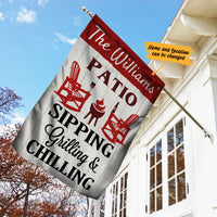 Personalized Deck Gardening Flag AG123 85O34 thumb 1