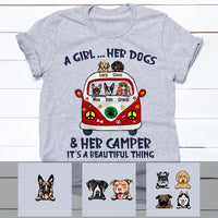 Personalized Camping Dog T Shirt OB202 85O53 thumb 1