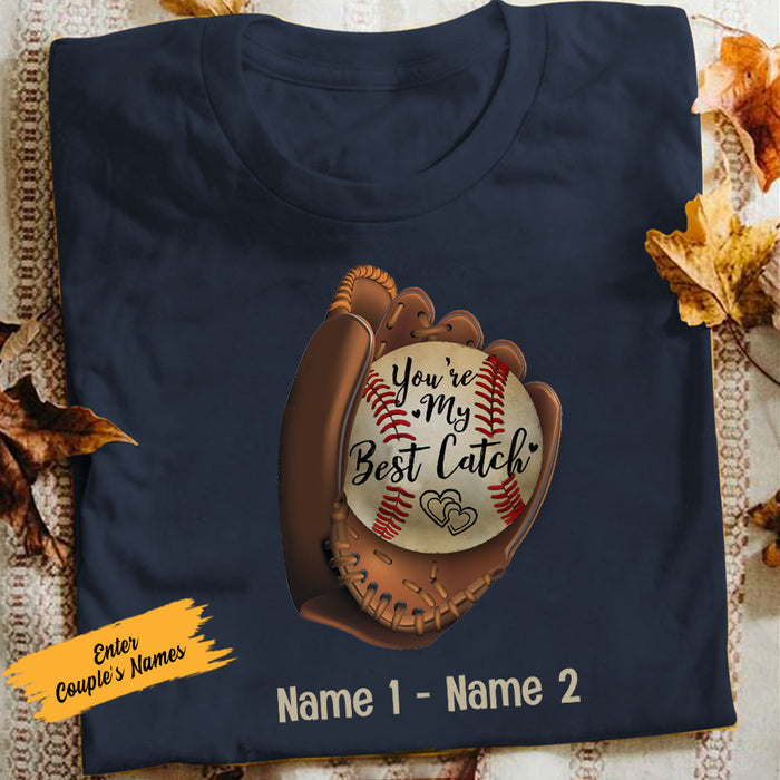 Personalized Baseball Couple T Shirt JN102 81O58 1