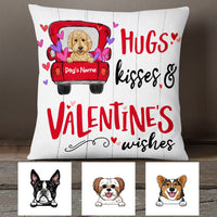 Personalized Dog Valentine Wishes Pillow DB101 67O53 (Insert Included) thumb 1