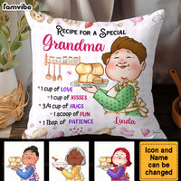 Personalized Gift Recipe For A Grandma Baking Pillow 31622 thumb 1