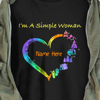 Personalized Camping Girl Simple Woman T Shirt JN161 87O34 thumb 1
