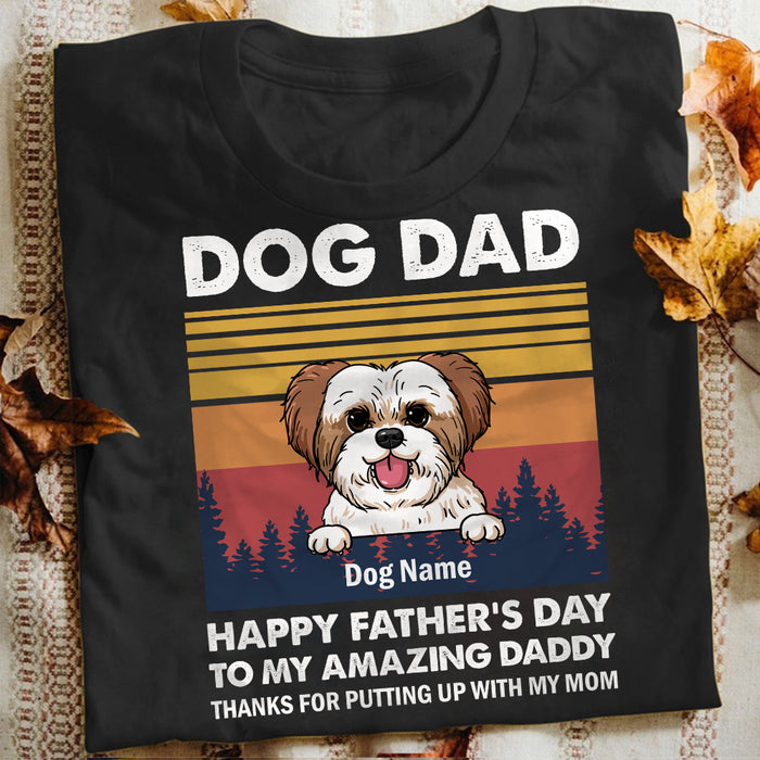Personalized Dog Dad T Shirt MY172 30O34 1