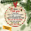 Personalized Love Couple Christmas Letter  Ornament OB272 87O34 1