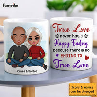Personalized Couple Gift There Is No Ending To True Love Mug 31239 thumb 1