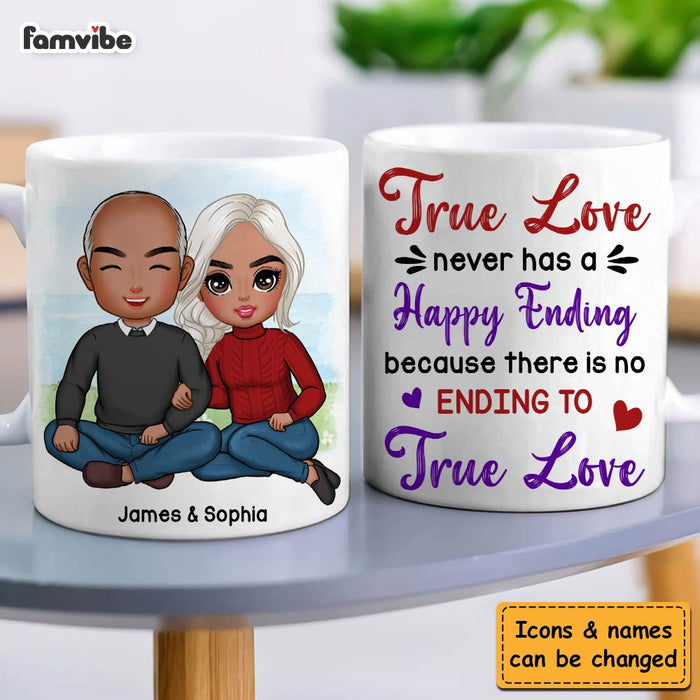 Personalized Couple Gift There Is No Ending To True Love Mug 31239 1