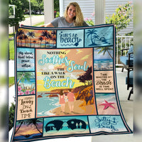 A Walk On The Beach Fleece Blanket JN272 30O58 thumb 1