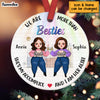 Personalized We Are More Than Friends Circle Ornament NB94 30O69 1
