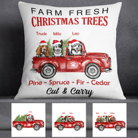 Personalized Dog Christmas Tree  Pillow SB294 81O34 (Insert Included) thumb 1