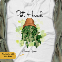 Personalized Pot Head Plant Girl T Shirt AG281 81O58 thumb 1