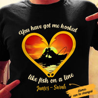 Personalized Husband & Wife Fishing T Shirt JN132 81O36 thumb 1