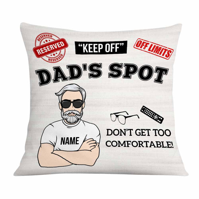 Personalized Love Dad Grandpa Spot Funny Pillow JR123 85O58 1