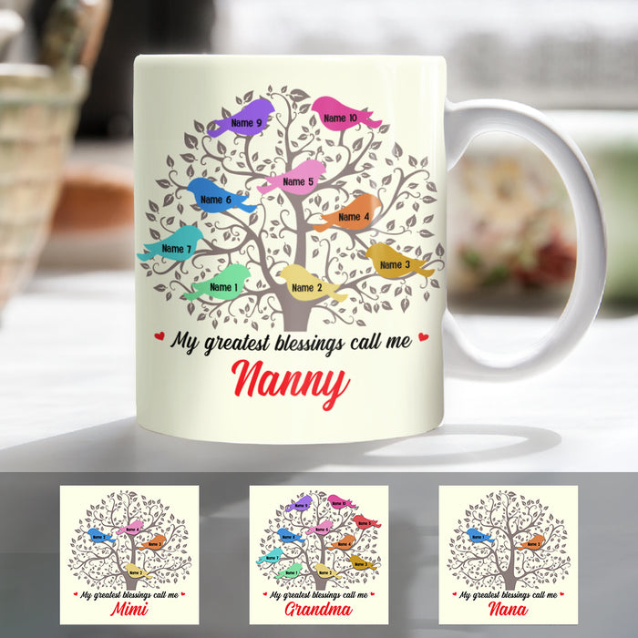 Personalized Grandma Family Tree Mug SB251 65O36 1