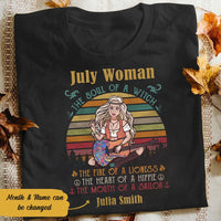 Personalized Hippie July Woman T Shirt JN191 67O58 thumb 1