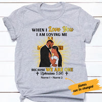 Personalized When I Love You Couple Christian T Shirt SB172 73O57 thumb 1