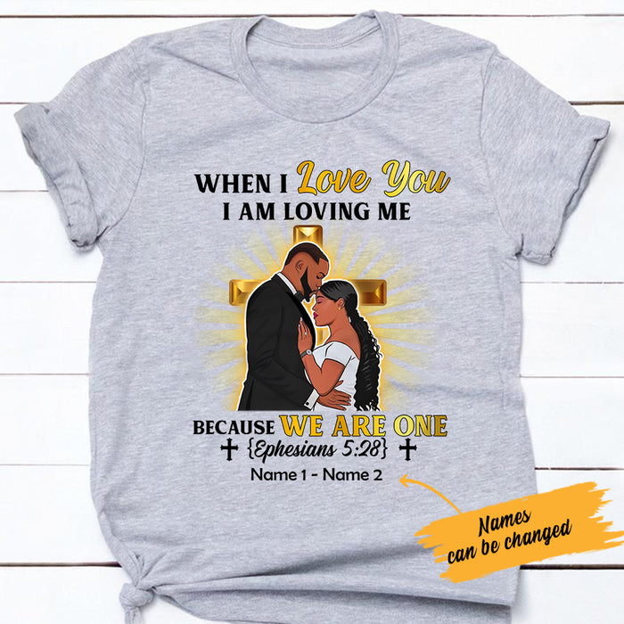 Personalized When I Love You Couple Christian T Shirt SB172 73O57 1