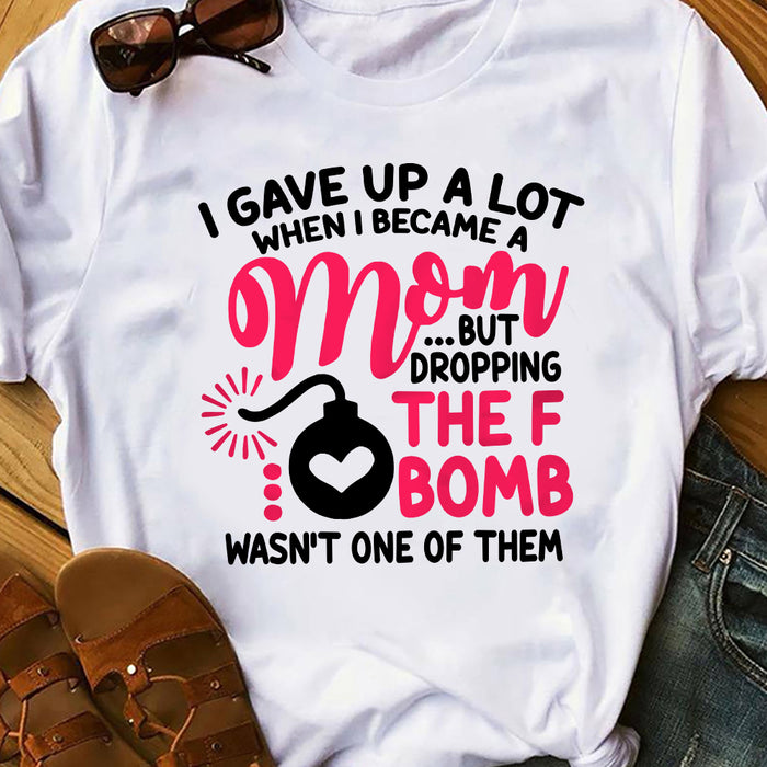 Became Mom T Shirt  DB2223 30O53 1