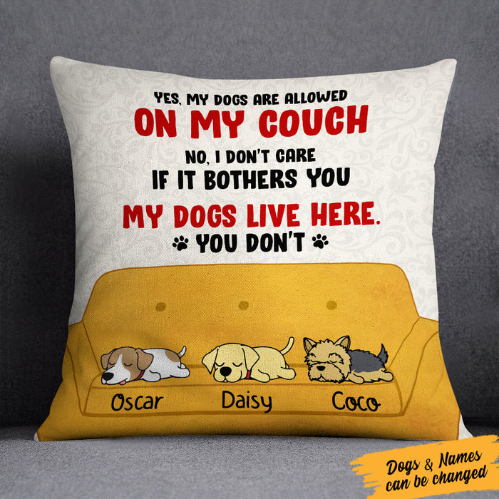 Personalized Dog Couch  Pillow SB251 81O53 (Insert Included) 1