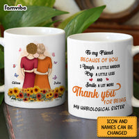 Personalized Friend Gift My Unbiological Sister Mug 30963 thumb 1