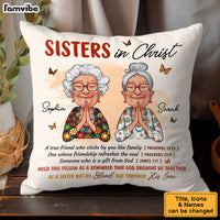 Personalized Gift For Friend Sister In Christ Pillow 31394 thumb 1