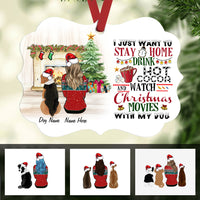 Personalized Happy Christmas with my Dog Benelux Ornament NB91 99O34 thumb 1