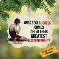 Personalized Wrestling Lessons MDF Benelux Ornament NB92 81O34 thumb 1