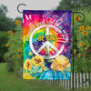 Hippie Sunflower Daisy Peace Flag JL106 65O34 1
