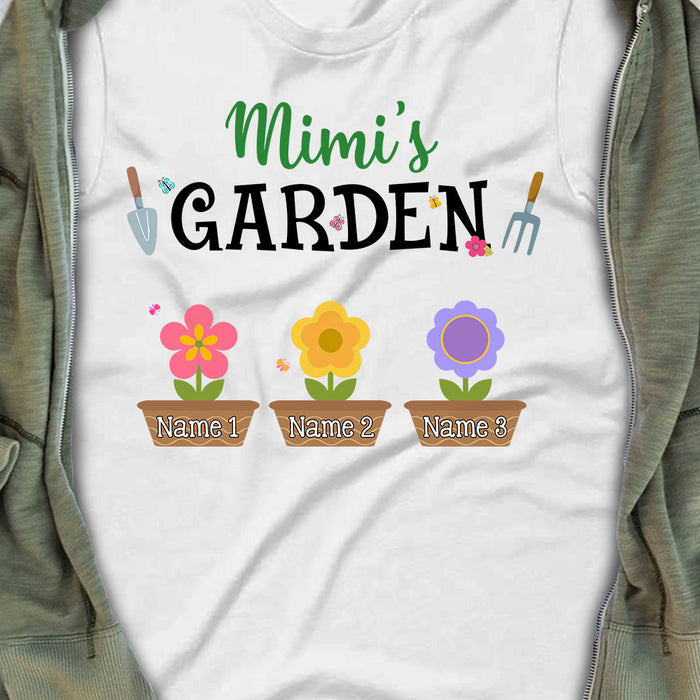 Personalized Garden of Mom Grandma T Shirt MR291 73O57 1
