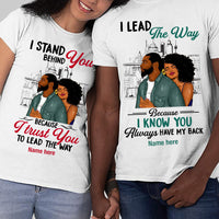 Personalized Lead The Way Couple T Shirt SB103 67O65 thumb 1