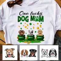 Personalized Dog Mom Irish St Patrick's Day T Shirt JR231 26O60 thumb 1