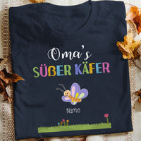 Personalized Grandma Mom Oma Käfer German T Shirt AP175 73O57 thumb 1