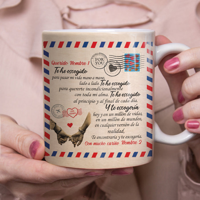 Personalized Spanish Pareja I Choose You Couple Mug AP1410 65O34 1