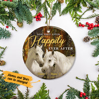 Personalized Horse Couple  Ornament SB142 85O36 thumb 1