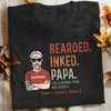 Personalized Dad Grandpa Bearded T Shirt MR222 95O34 1