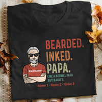 Personalized Dad Grandpa Bearded T Shirt MR222 95O34 thumb 1