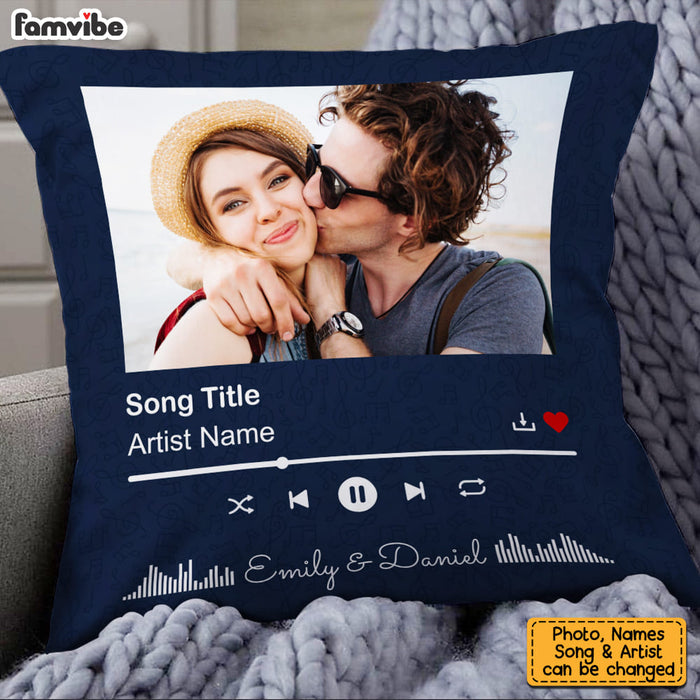 Personalized Couple Custom Music Song Pillow 22974 1