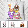 Personalized Dog Mom Easter Love Pillow FB262 67O60 (Insert Included) thumb 1