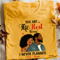 Personalized BWA Couple You Are The Best Thing T Shirt AG103 73O65 thumb 1