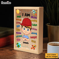 Personalized Gift For Grandson I Am Smart Picture Frame Light Box 31557 thumb 1