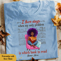 Personalized BWA Books Only Problem T Shirt AG311 26O58 thumb 1