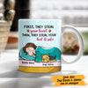 Personalized Dog Steal Your Bed Mug JR262 29O47 1