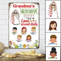 Personalized Mom Grandma Metal Sign JL101 26O53 thumb 1