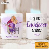 Personalized Spanish Couple Gift Quiero Envejecer Contigo Mug 31008 thumb 1
