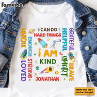 Personalized Gift For Grandson I Am Kind Affirmation Kid T Shirt - Kid Hoodie - Kid Sweatshirt 31439 thumb 1