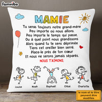 Personalized Gift For Grandma French Mamie Doodle Pillow 30169 thumb 1